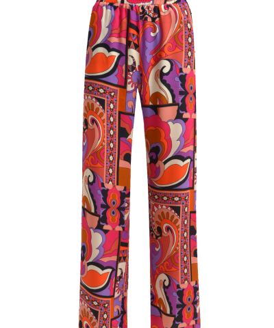 Milano Italy - Wideleg Hose im Blumenprint
