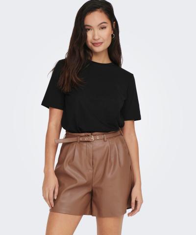 Only - ONLY Basic T-Shirt in Schwarz