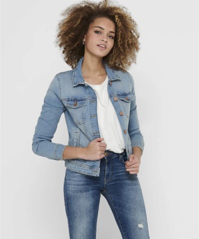 Only - OnlTia Jeansjacke mit Taschen