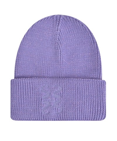 Smith & Soul - Strick-Beanie in Pastell Lila