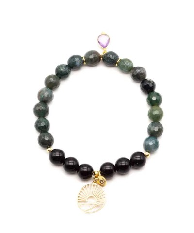 Schmuckstück - A24 Mala Single Dark Moss