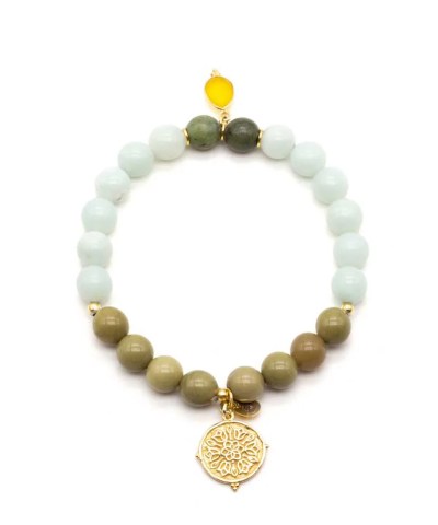 Schmuckstück - Mala Single Seaglass