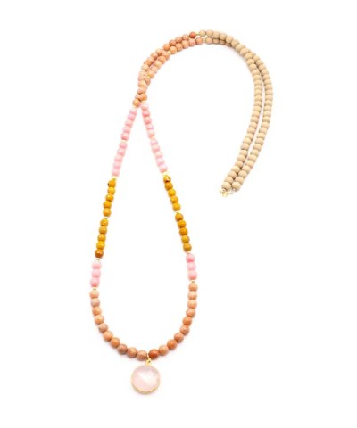 Schmuckstück - Kette mit Rosenquarzanhänger