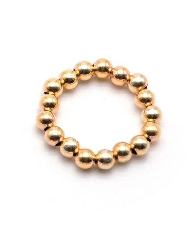 Schmuckstück - Perlenring Vergoldet 4mm AG04