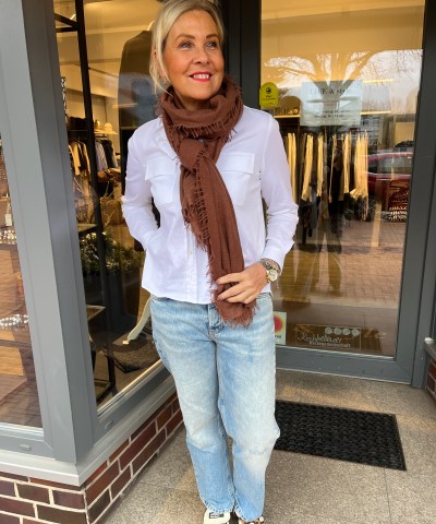 Goldgarn Denim - "Schloss I Relaxed" Jeans in Vintageblue