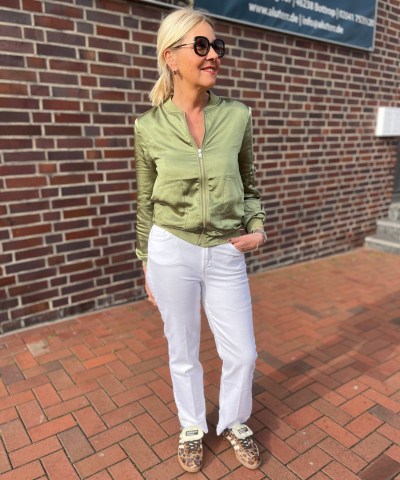 Goldgarn Denim - "Lindenhof" Straight Jeans in Weiß