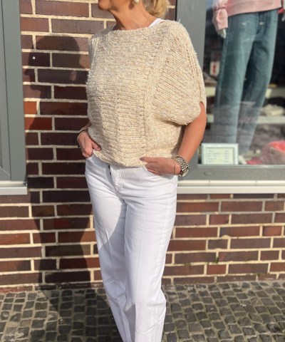 Goldgarn Denim - "C7 Cross Fit" Jeans in Weiß