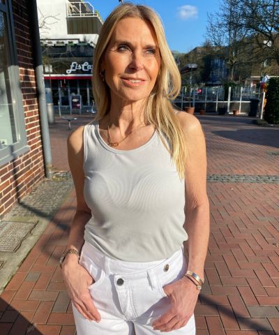 JcSophie - Grant Tank-Top in Hellgrau