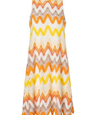 Ana Alcazar - Ajourkleid Zitola in sonnigen Farben