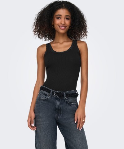 ONLY - OnlSara Tank Top in Schwarz