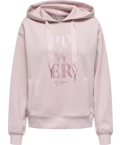 ONLY - OnlAlina Hoody "POWER" in Lila