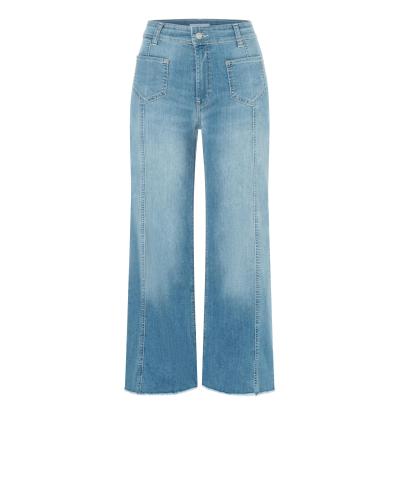 MAC - Jamie Cropped Light Blue Jeans