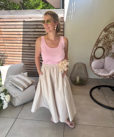 Ribtop Welle in Rosa