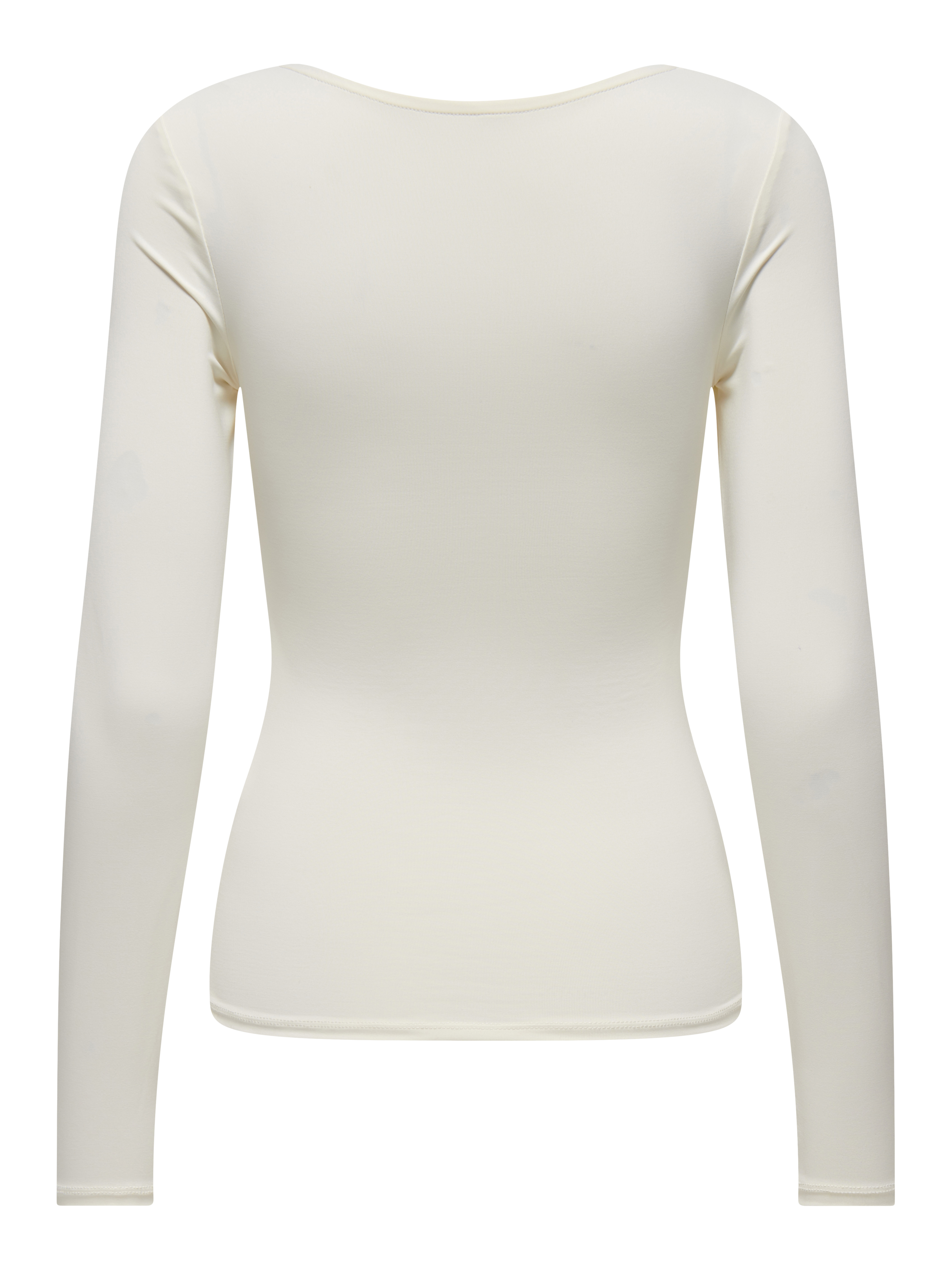 ONLEA L/S 2-WAY DEEP NECK TOP JRS NOOS