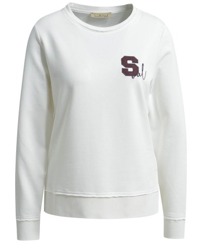 Smith & Soul - Soul-Sweatshirt mit Rückenprint in Cremeweiß