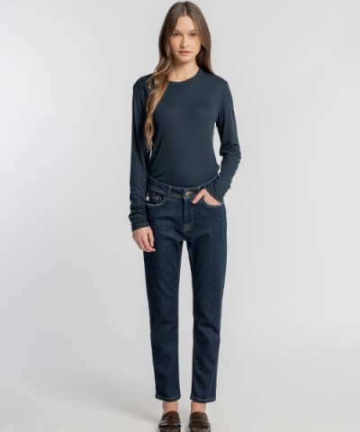Goldgarn Denim - "C4 Relaxed Fit" Jeans in Dunkelblau
