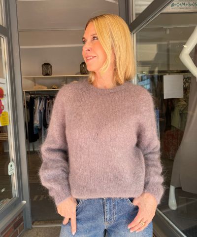 Alpaka Pullover in Taupe