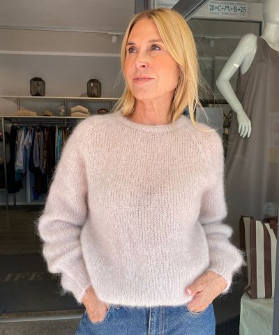 Alpaka Pullover in hellem Puder