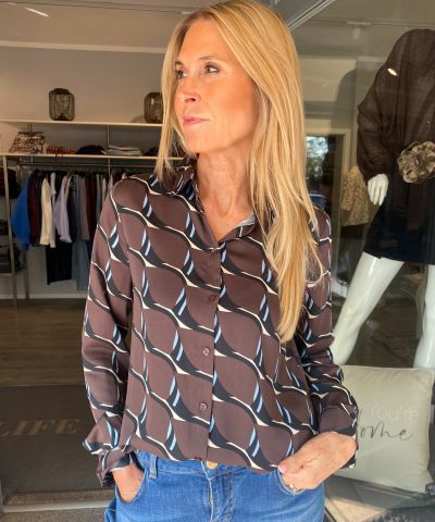 Milano Italy - Bluse in Mocca