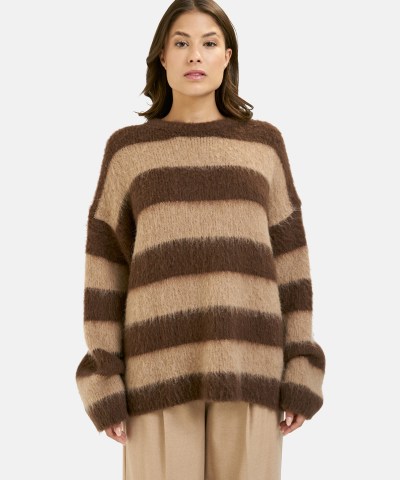 Smith & Soul - Haariger Streifenpullover