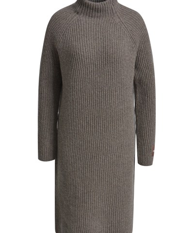 Smith & Soul - Rollkragenstrickkleid in Choco