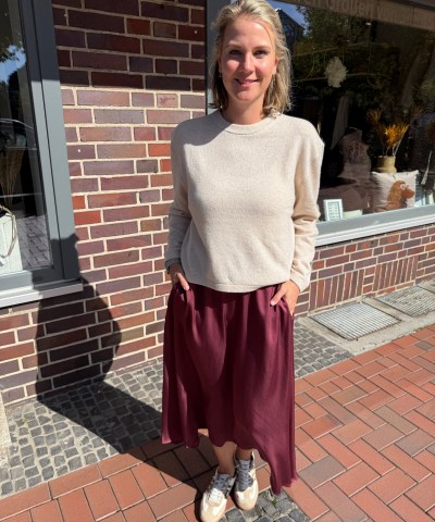 JcSophie - Woll-Strickpullover "Julianna" in Beige