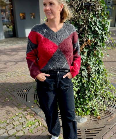 MAC - Danni Barrel Samthose in Grau