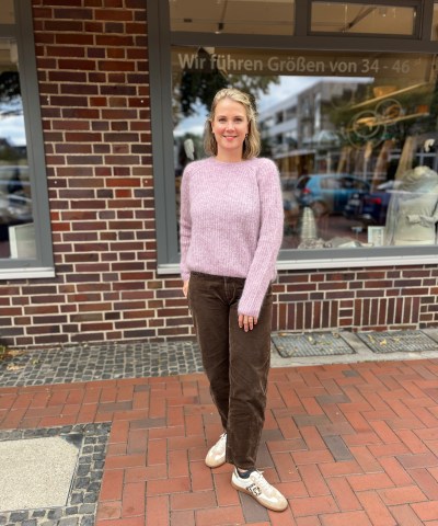 JcSophie - Woll-Sweater "Keaton" in Fliederrose