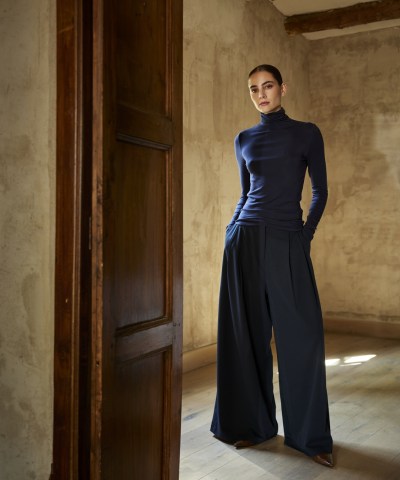 JcSophie - Rollkragenshirt "Kerry" in Dunkelblau