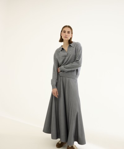 JcSophie - Woll "Kolkata" Sweater in Grau