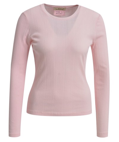 Smith & Soul - Tailliertes Rip-Shirt in Rosé