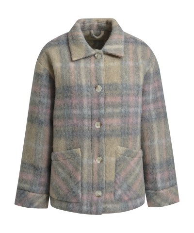 Smith & Soul - Kariertes Overshirt aus Wollmischung