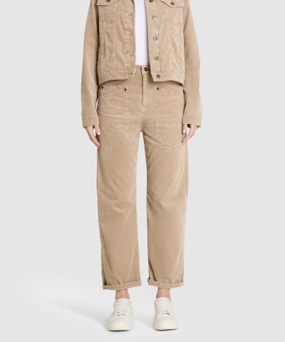 MAC - Baggy Cordhose in Beige