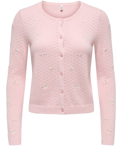 ONLY - OnlLuna Strickjacke mit Stickung