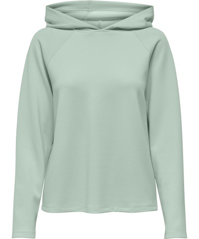 ONLY - OnlNina Hoodie mit Rückenprint "Dolce Vita" Türkis