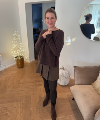 Mini-Rock in Dunkelbraun