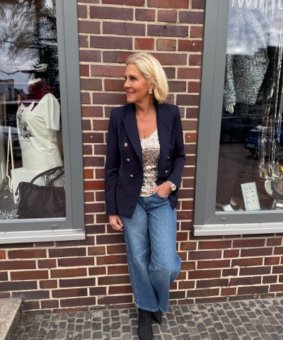 MAC - OHIO Barrel Jeans in Mid Blue Used Look