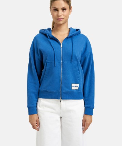 Smith & Soul - Sweatjacke mit Rückenprint in Royal