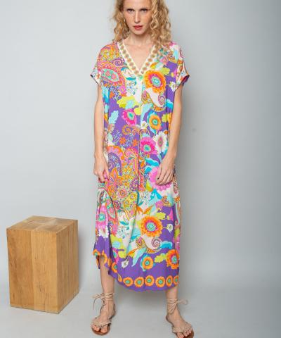 Emily van den Bergh - Paisley Blumenkleid