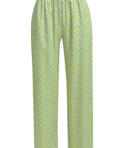 Milano Italy - Wideleg Hose mit französischen Taschen in Kiwi