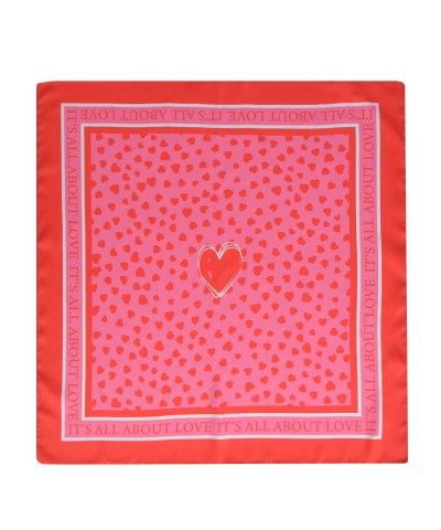 Milano Italy - "Its all about Love" Schal in Pink