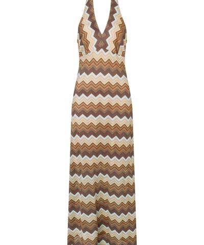 Ana Alcazar - Neckholder-Kleid Disae im 70er Retro-Look