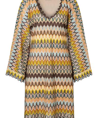 Ana Alcazar - Tunikakleid Disia im Zick Zack Muster