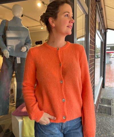Strickcardigan "LSTilda" in Orange Peach