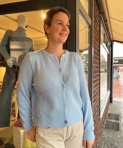 Strickcardigan "LSTilda" in hellblau