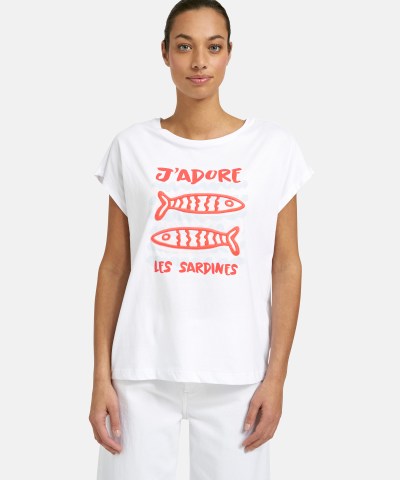 Smith & Soul - Oversized "J'Adore les sardines" T-Shirt