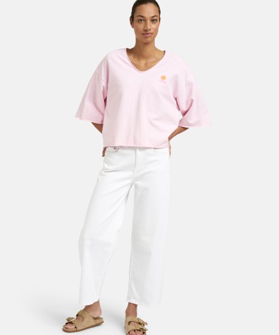 Smith & Soul - "Mykonos" Boxy Sweatshirt in Candy