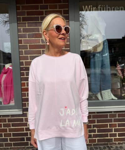 Smith & Soul - Sweatshirt "J'Adore la mer" mit Rückenprint