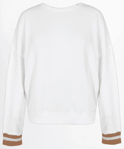 Love Joy Victory - Sweatshirt "Moa" in Off White