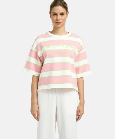 Smith & Soul - College-Sweatshirt mit Streifen